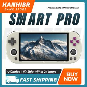트리무이 스마트 프로 오픈 소스 레트로 휴대용 에뮬레이터 4.96인치 IPS 5000mAh 리눅스 26개 이상 에뮬레이터 지원 RGB 조이스틱 타입-C 선물용 조이스틱 RGB