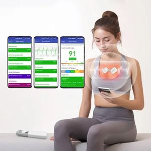 2026/Boxym 모바일 웨어러블 24시간 가정용 심전도 측정기 휴대용 무선 심전계