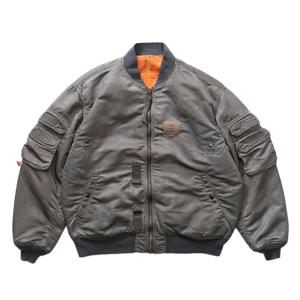 일본 스타일 MADNESS WASHED Parkas 22AW 디스트레스드 왁스 염색 코튼 재킷 남성용 야구 코트 신상품