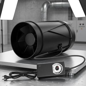 100mm 조절 가능 덕트 팬 파이프 팬 모터 인라인 화장실용 배기 팬 주방 욕실용 냄새, 스팀, 오래된 공기 제거
