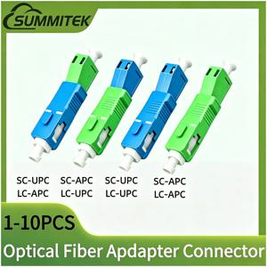 SUMMITEK SC APC 남성-여성 광섬유 어댑터 광섬유 커넥터 싱글모드 광섬유 FTTH 케이블 테스터에 적합