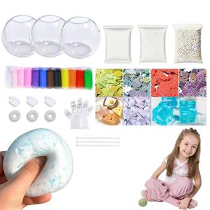 DIY 스트레스 볼 만들기 키트, 간편한 DIY 블랭크 스킨 필러, 클레이로 만드는 스퀴시 스트레스 볼, 빈 스퀴즈 볼, 장식용 볼