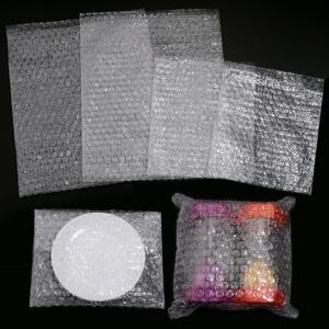 10-30 개/몫 18x20/25x30cm 버블 메일러 플라스틱 랩 봉투 흰색 포장 가방 투명 충격 방지 배송 포장 가방