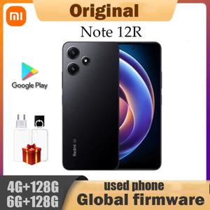 글로벌 펌웨어 샤오미 레드미 노트 12R 5G 스마트폰 안드로이드 퀄컴 스냅드래곤 4세대2 50MP 5000mAh 6GB 램 128GB 중고폰