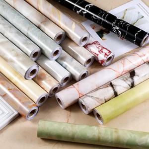 주방 DIY 자체 접착 방수 오일 방지 PVC 벽 스티커 캐비닛 조리대 벽지 욕실 데스크탑 리노베이션 필름