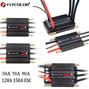 플라이컬러 브러시리스 150A 120A 90A 70A 50A ESC 속도 제어 스탠드 2-6S 리포 BEC 5.5V/5A RC 보트 모델용