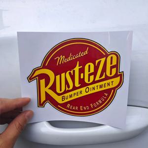 Rust-Eze 오토바이 스티커 자외선 차단제 DIY 오토바이 연료 탱크 비닐 데칼 전기 스쿠터 자동차 창 트렁크 범퍼 장식