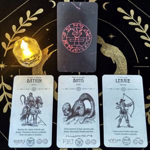 신제품 오컬트 타로 카드 세트 78장 덱 오라클 카드 가족 파티용 카드 보드 솔로모닉 고대 마법 서적