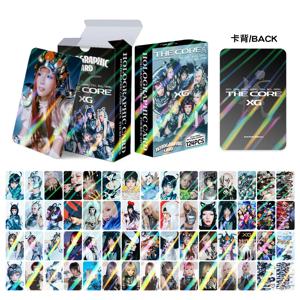 124pcs XG 새 앨범 THE CORE 포토 카드 포토카드 스티커 Kpop Merch Lomo 카드 세트 팬 컬렉션 카드 선물