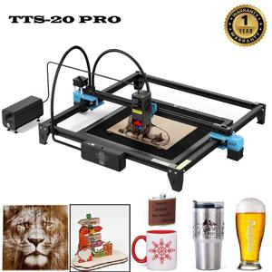 투트리스 TTS-20 프로 레이저 조각기 스테인리스 스틸 DIY 로고 프린터 금속 TTS-20Pro 레이저 각인기 CNC 목재 절단기