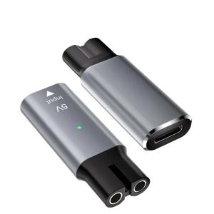 필립스 OneBlade QP2724 QP2834 QP1424 QP1924 QP4631 수염 트리머용 Brangdy 5V Type-C 면도기 어댑터 충전기 변환기