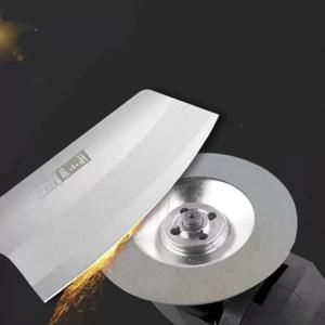1pc 다이아몬드 샤프닝 휠 100mm 에머리 샤프닝 디스크 연마 디스크 400-1000 그릿 앵글 그라인더 주방 가위 도구용