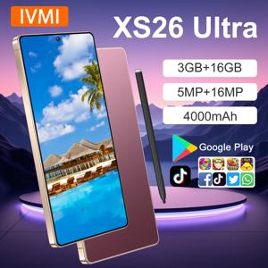 IVMI XS26 울트라 스마트폰 안드로이드 3GB+16GB 6.9인치 듀얼심 GPS 얼굴인식 잠금해제 4G 네트워크 WIFI 구글 플레이 스토어 휴대폰