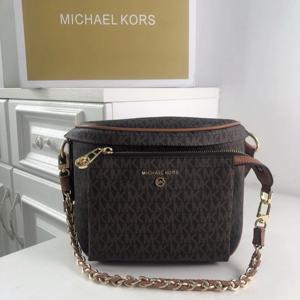 MICHAEL KORS 여성 패션 및 레저 프리미엄 숄더 크로스 캐리 백 MK 여성 체인 다기능 여행 가방