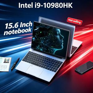 게이밍 노트북 인텔 코어 i9 10980HK 15.6인치 32GB 램 2TB SSD 지문인식 잠금해제 WiFi 6 4K 울트라북 프로 맥스 학생용