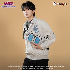 모에유 애니메이션 유희왕 듀얼 몬스터 코스프레 남성용 숄더백 크로스바디 체스트백 여성용 가방 파우치 브레스트 패키지 핸드백