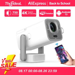 ThundeaL 풀 HD 1080P 프로젝터 4K 3D 비디오 TD80Pro WiFi 안드로이드 TD80W 휴대용 빔 프로젝터 TD80 Pro 야외 홈 시어터