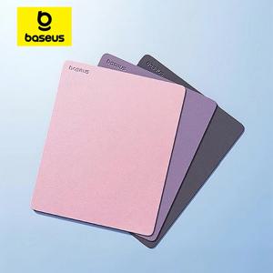 Baseus 마우스 패드 PU 가죽 26*21cm 방수 마우스 패드 미끄럼 방지 데스크 매트 PC 게이머 데스크탑 컴퓨터 액세서리 마우스 마우스 패드