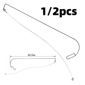 2pcs 스트레치 레버 도어 오프닝 도구, 문따기, 손 자물쇠 제조공 도구, 소방 비상 도어 오프너, 도어 도구 아래 장거리