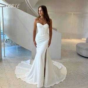 LORIE 럭셔리 셀프 컬티베이션 인어 웨딩 드레스 스위트하트 브라이덜 드레스 우아한 사이드 슬릿 웨딩 가운 맞춤 제작 2026