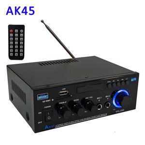 AK45 하이파이 디지털 블루투스 오디오 앰프 MP3 채널 2.0 사운드 파워 앰프 스테레오 홈 자동차용 스피커용 최대 350W*2