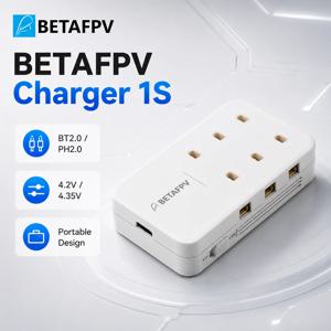 BETAFPV BT2.0 PH2.0 1S 배터리 충전기 6포트 4.2V 4.35V LiPo LiHV USB-C 충전 허브 LED 상태 표시등 마이크로 FPV Tiny Whoop용