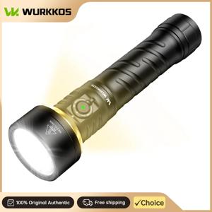 Wurkkos TS27 고출력 손전등, 3200 루멘 RGB 조명 846미터 초장거리 충전식 손전등, 캠핑 에디션