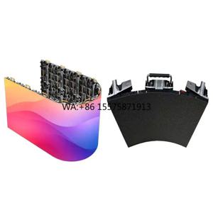 500*500mm 곡면 LED 렌탈 캐비닛 실내 VR XR P3.91 렌탈 LED 스크린 플렉시블 야외 LED 디스플레이 스크린 곡면형