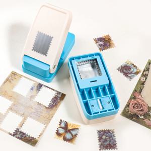 특대형 스탬프 모양 휴대용 펀치, 공예, 스크랩북 용품, DIY 카드 제작, 종이 공예 도구