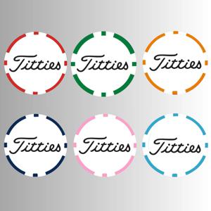6개의 재미있는 골프 볼 마커 - 골프 모자용 골프 포커 ABS 마커, 아버지의 날 선물로 최고, 골프 애호가들을 위한 훌륭한 선물