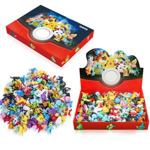 24-144Pcs 포켓몬 애니메이션 피규어 피카추 액션 장난감 2-3cm 만화 미니 애완 동물 장식 장식품 수집 모델 인형 장난감 선물