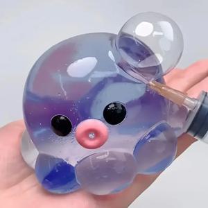 스퀴시 버블 팝 피젯 토이, 스퀴즈 센서리 볼 & 문어 팝퍼, 불안 완화 장난감 ASMR 재미있는 파티 선물