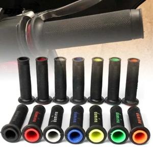 1쌍 7/8인치(22mm/24mm) 범용 핸들바 고무 젤 모토크로스 오토바이 그립 핏 바이크 핸드 그립 브레이크 핸즈
