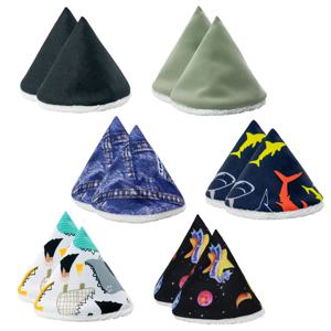 4Pcs 마이크로 화이버 오줌 커버 아기 소년용, 강력한 물 흡수 재사용 가능한 오줌 방패, 아기 소년용 기저귀 교환 액세서리