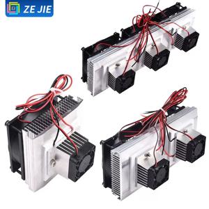 12V 열전기 냉각기 키트, 전자 냉각 모듈 DIY 라디에이터, 미니 에어컨 및 냉장고용 완성형 냉각 장치