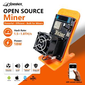 STARMINER Bitaxe Gamma 601/602 1.5Th/s 2026 업그레이드 무소음 비트코인 ​​솔로 마이너 18W BM1370 Asic 칩 비트코인 ​​마이너 BTC 마이너
