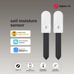 ZigBee 토양 수분 테스터 습도계 농장 잔디 식물 꽃 토양 모니터 센서 습도계 편리한 원예 도구