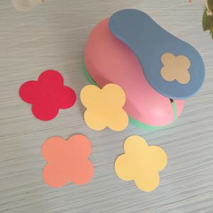 4개의 꽃 모양 초대형 홀 펀치 공예 스크랩북킹 종이 펀치 DIY 인사말 카드 장식 커팅 도구