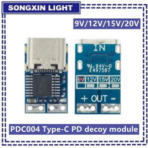 C타입 PD 미끼 모듈, PD2.0 PD3.0 to DC 트리거 익스텐션 케이블, QC4 충전기, 9V, 12V, 15V, 20V, 고속 충전기 PDC004