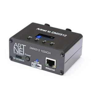 7-ArtNet LCD DMX512 이더넷 조명 컨트롤러 인터페이스 4 유니버스 1024 디스코(MA2 Titan Freesytle 포함)