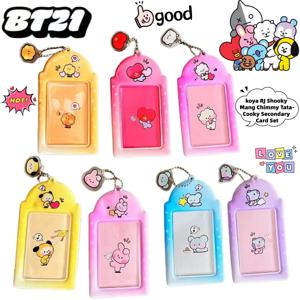 BT21 코야 RJ 슈키맨 치미 타타 쿠키 크리에이티브 퍼스널리티 애니메이션 주변기기 카드 세트 보조 만화 수납 세트 선물