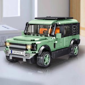 오프로드 SUV 빌딩 블록 모델, 어드벤처 차량 DIY 조립 브릭 장난감, 스포츠카, 빈티지 리무진, 자동차 장난감 ﻿