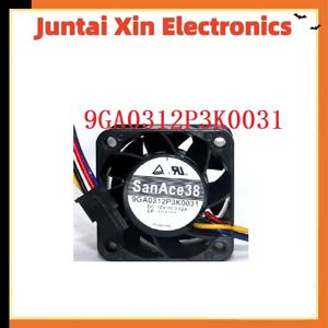 1PCS/LOT 9GA0312P3K0031 San Ace 38 DC 12V 0.62A 38x38x28mm 서버 냉각 팬 재고 있음 빠른 배송
