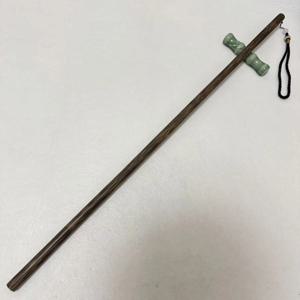 단단한 대나무 드래곤 블러드 골든 스레드 대나무 브라운 대나무 요가 무술 지팡이 하이킹 스틱 핸드헬드 스태프