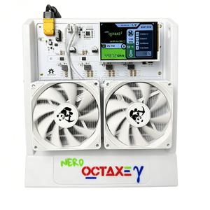 NerdOctaxe BTC Miner 12TH/s 160W 16J/Th 8*BM1370 ASIC 칩 비트코인 ​​채굴용 2.4G WiFi 오픈 소스 채굴 기계