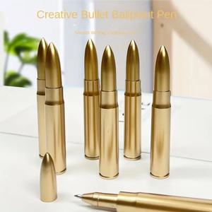 10개입 경량 플라스틱 볼펜 0.7mm 총알형 팁 필기용 펜 학생 및 사무용
