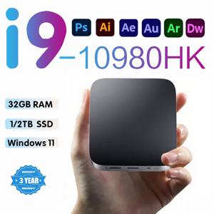 2026 미니 PC 인텔 코어 I9 10980HK/N150 윈도우 11 프로 32GB 램 1TB SSD PC 게이머 컴퓨터 듀얼 WIFI 6 BT5.2 4K HD 게이밍 데스크탑