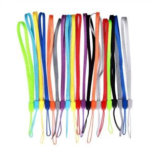 20Pcs 손목 손목 끈 스트랩 문자열 짧은 그립 끈 USB 플래시 드라이브 키 체인 ID 배지 홀더 전화 스트랩 DIY 교수형 밧줄