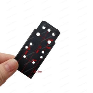 시그 사우어 P320 M17 M18 P320 XFull XCompact P320-XTEN RMR 닥터 노블렉스 에이디 프렌지 조준경용 범용 금속 어댑터 베이스 플레이트