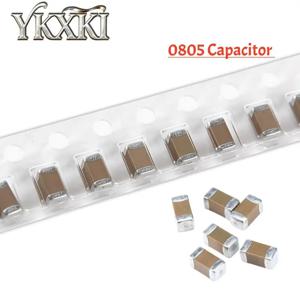 100개 0805 SMD 칩 다층 세라믹 커패시터 0.5pF - 47uF 10pF 22pF 100pF 1nF 10nF 100nF 0.1uF 1uF 2.2uF 4.7uF 10uF 22uF